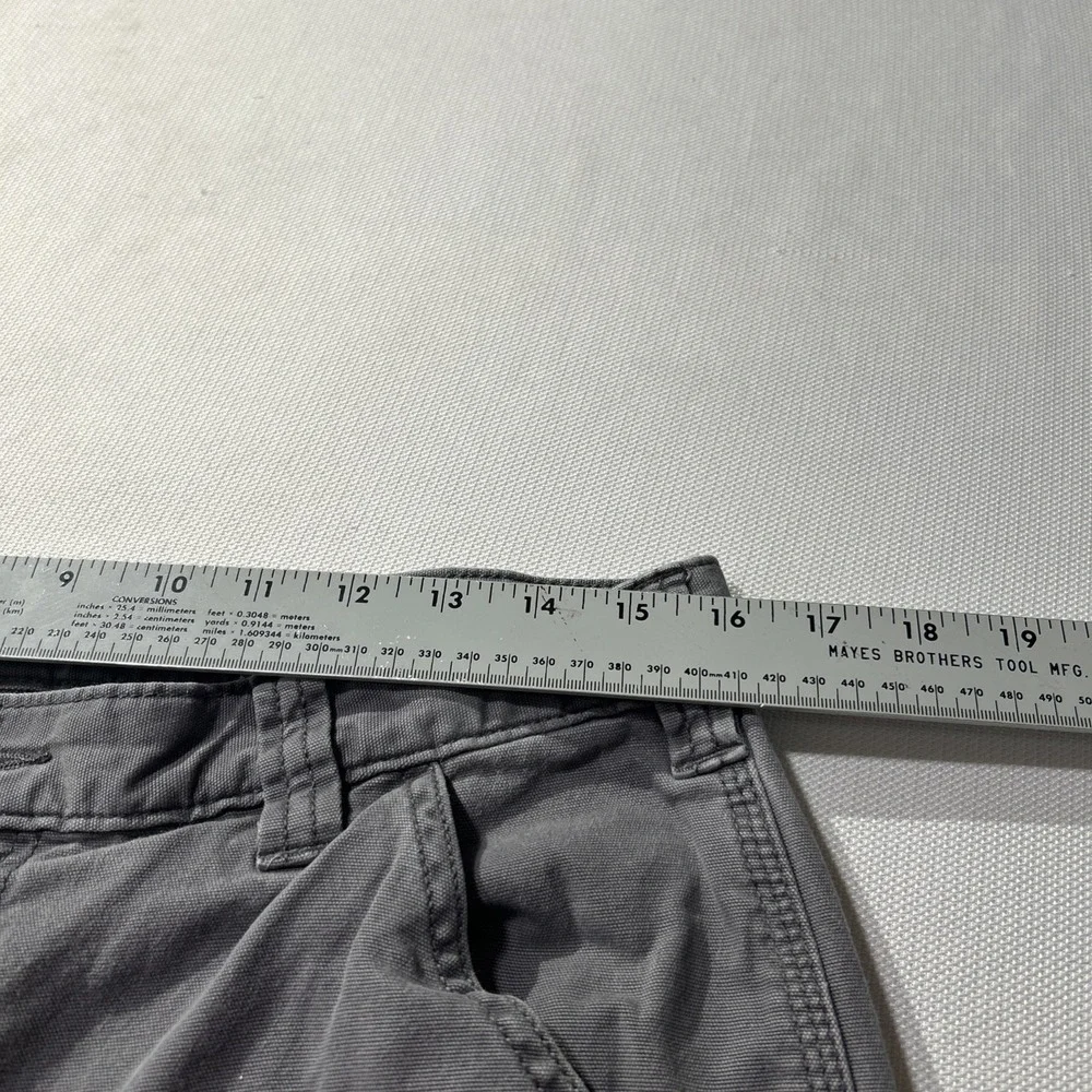 Carhartt Rugged Flex Pants Mens 34x34 Relaxed Fit Gray Canvas Work 102291